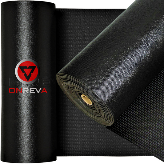 Tool Box Liner 12 inch Wide x 16 Ft Large, Toolbox Drawer Liners, Heavy Duty Shelf Rubber Mat, Non Slip Pad Organizer for Rolling Tool Chest Drawers, Cabinet, Workbench, Black