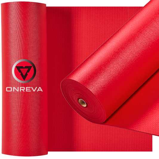 Tool Box Liner 16 inch Wide x 18 ft Large, Thick Heavy Duty Toolbox Drawer Liners, Rolling Tool Chest Liner Foam, Shelf Rubber Mat, Red Non-Slip Organizer Liner for Cabinet, Workbench