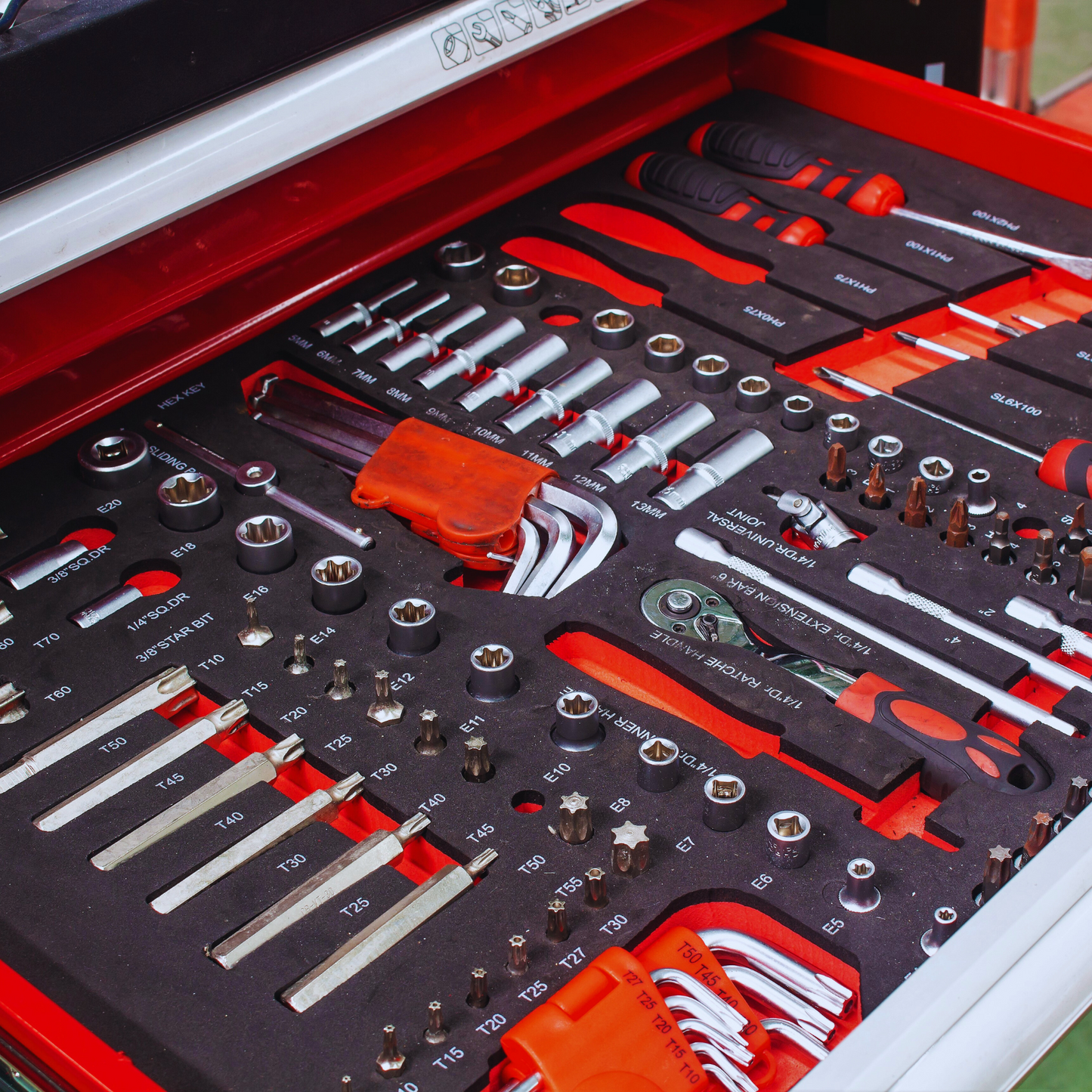 Tool Box Foam 3Pack 24x24x2 inch, Foam Inserts for Cases, Polyethylene Tool Foam Sheets, Drawer Foam Liner, Tool Box Organizers and Storage, Toolbox Shadow Organizer