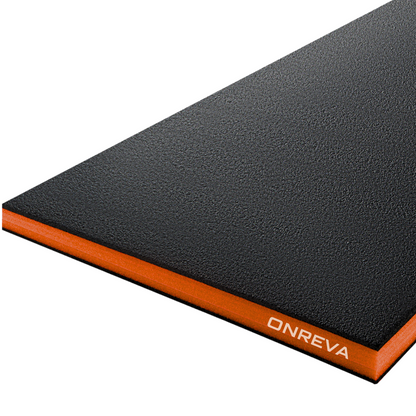 ONREVA Tool Box Foam Organizer 40x20x1 inch 1PC, Kaizen Sheets for Pro Tool Control, Custom Tool Shadow Inserts for Cases & Drawers, High Density Polyethylene Foam, Black with Orange