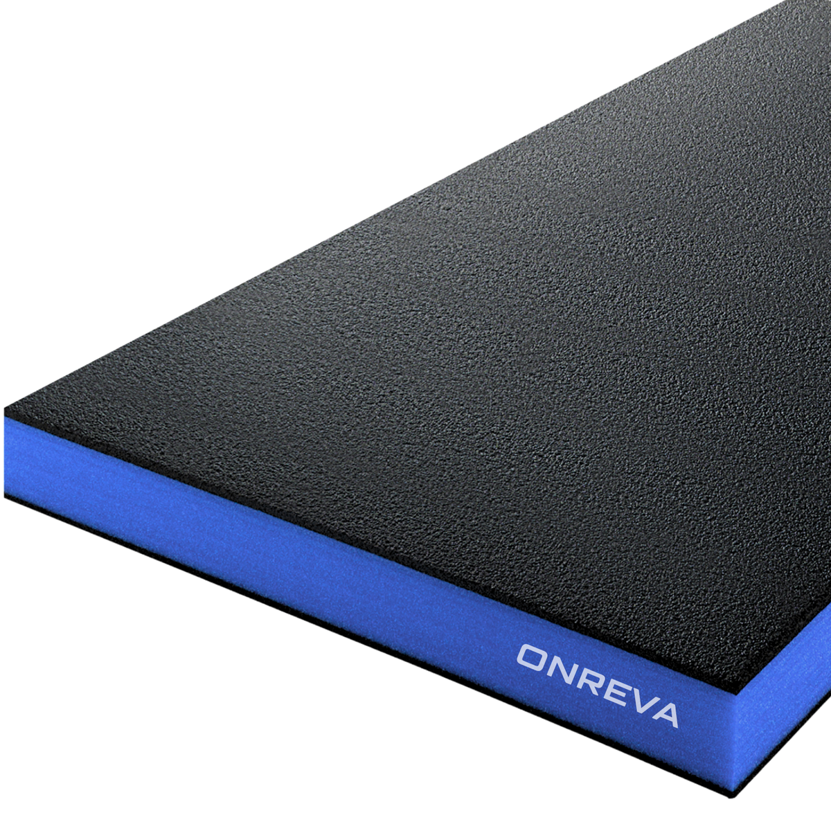 ONREVA Tool Box Foam Organizer 40x20x2 inch 1PC, Kaizen Sheets for Pro Tool Control, Custom Tool Shadow Inserts for Cases & Drawers, High Density Polyethylene Foam, Black with Blue