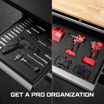 ONREVA Tool Box Foam Cutting Kit for Kaizen Foam & Shadow Foam – Utility Knife Set for Custom Tool Box Foam Inserts, Precision Foam Cutter Tools for Toolbox Organization