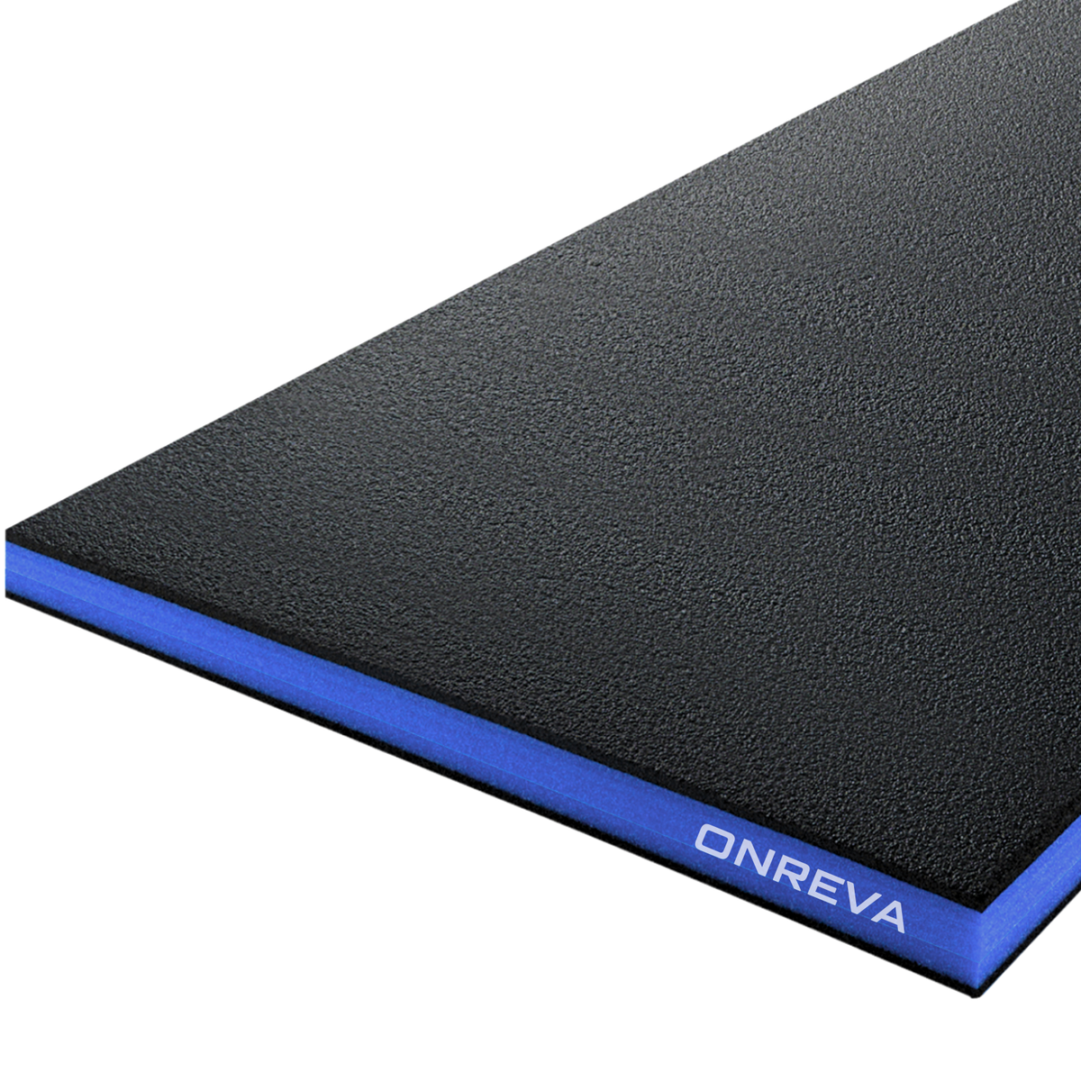 ONREVA Tool Box Foam Organizer 40x20x1 inch 1PC, Kaizen Sheets for Pro Tool Control, Custom Tool Shadow Inserts for Cases & Drawers, High Density Polyethylene Foam, Black with Blue