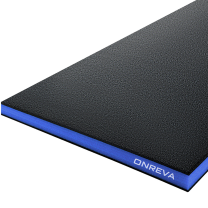 ONREVA Tool Box Foam Organizer 40x20x1 inch 1PC, Kaizen Sheets for Pro Tool Control, Custom Tool Shadow Inserts for Cases & Drawers, High Density Polyethylene Foam, Black with Blue