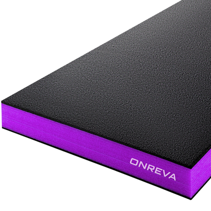 ONREVA Tool Box Foam Organizer 48x24x3 inch 1PC, Kaizen Sheets for Pro Tool Control, Custom Tool Shadow Inserts for Cases & Drawers, High Density Polyethylene Foam, Black with Purple