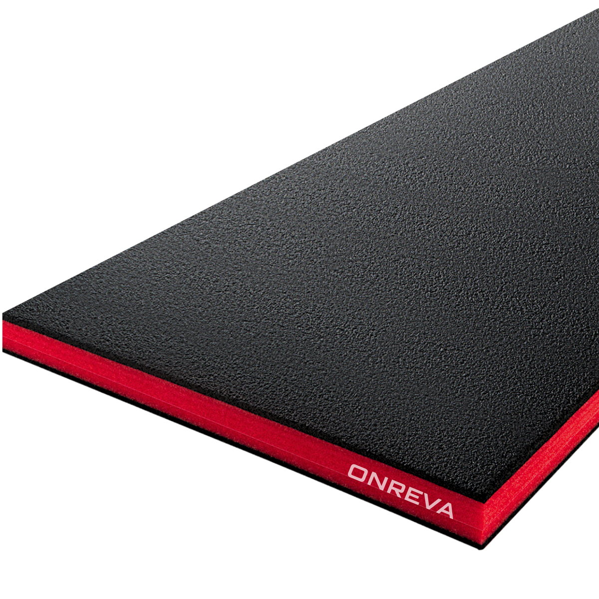 ONREVA Tool Box Foam Organizer 48x16x1 inch 1PC, Kaizen Sheets for Pro Tool Control, Custom Tool Shadow Inserts for Cases & Drawers, High Density Polyethylene Foam, Black with Red