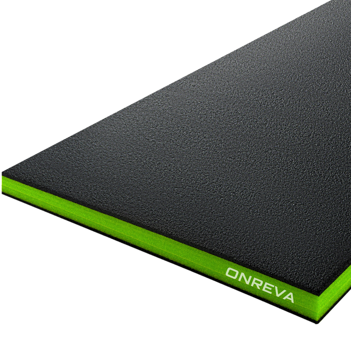ONREVA Tool Box Foam Organizer 48x24x1 inch 1PC, Kaizen Sheets for Pro Tool Control, Custom Tool Shadow Inserts for Cases & Drawers, High Density Polyethylene Foam, Black with Green