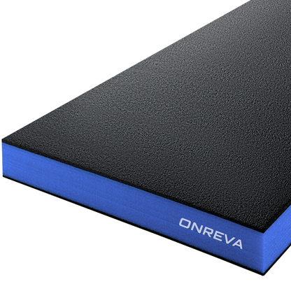 ONREVA Tool Box Foam Organizer 48x24x3 inch 1PC, Kaizen Sheets for Pro Tool Control, Custom Tool Shadow Inserts for Cases & Drawers, High Density Polyethylene Foam, Black with Blue