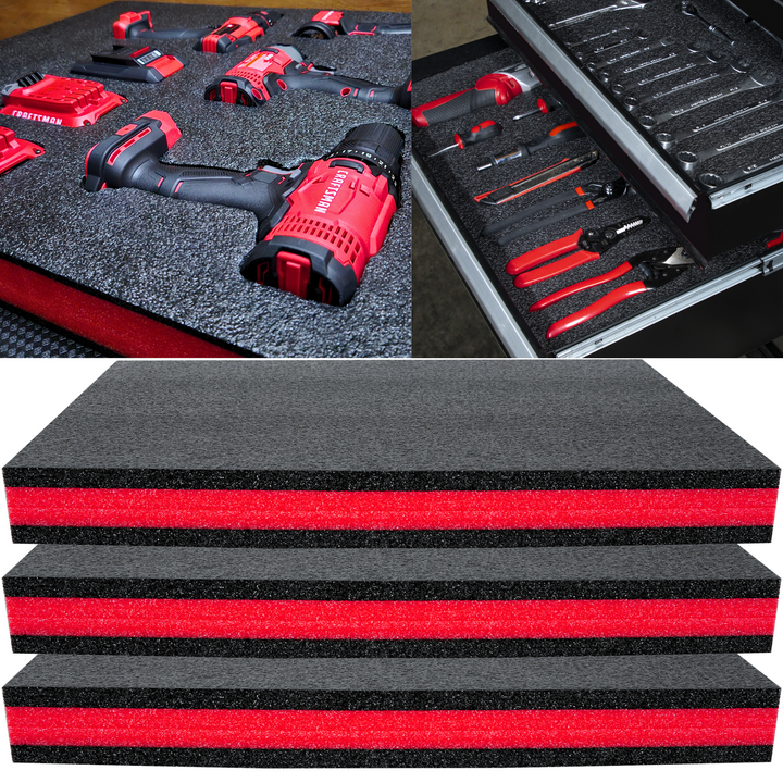 Tool Box Protection ONREVA Tool Box Foam Tool Foam Inserts for Cases Polyethylene Foam ...