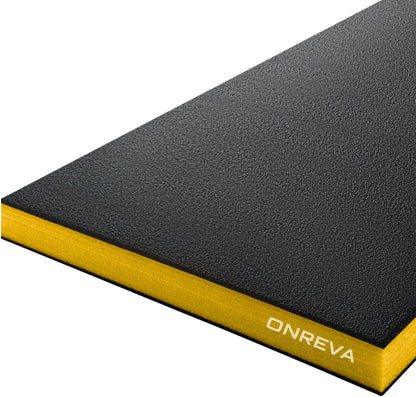 ONREVA Tool Box Foam Organizer 48x24x1.5 inch 1PC, Kaizen Sheets for Pro Tool Control, Custom Tool Shadow Inserts for Cases & Drawers, High Density Polyethylene Foam, Yellow