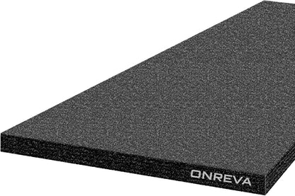 ONREVA Tool Box Foam Organizer 54x16x1 inch 1PC, Kaizen Sheets for Pro Tool Control, Custom Tool Shadow Inserts for Cases & Drawers, High Density Polyethylene Foam, Black