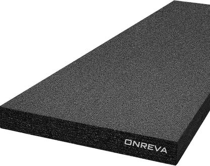 ONREVA Tool Box Foam Organizer 54x16x2 inch 1PC, Kaizen Sheets for Pro Tool Control, Custom Tool Shadow Inserts for Cases & Drawers, High Density Polyethylene Foam, Black