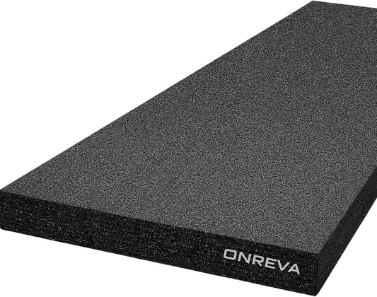 ONREVA Tool Box Foam Organizer 54x16x2 inch 1PC, Kaizen Sheets for Pro Tool Control, Custom Tool Shadow Inserts for Cases & Drawers, High Density Polyethylene Foam, Black