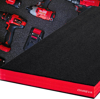 Tool Box Foam, 1PC 54x22x3 inch, Foam Inserts for Cases, Polyethylene Storage Sheets for Toolbox Hard Case, Tool Shadow Insert, Kaizen Organizer Sheet