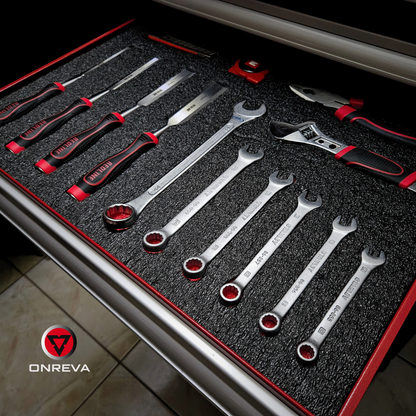 ONREVA Tool Box Foam, 1PC 48x24x1 inch, Foam Inserts for Cases, Polyethylene Storage Sheets for Toolbox Hard Case, Tool Shadow Insert, Kaizen Organizer Sheet