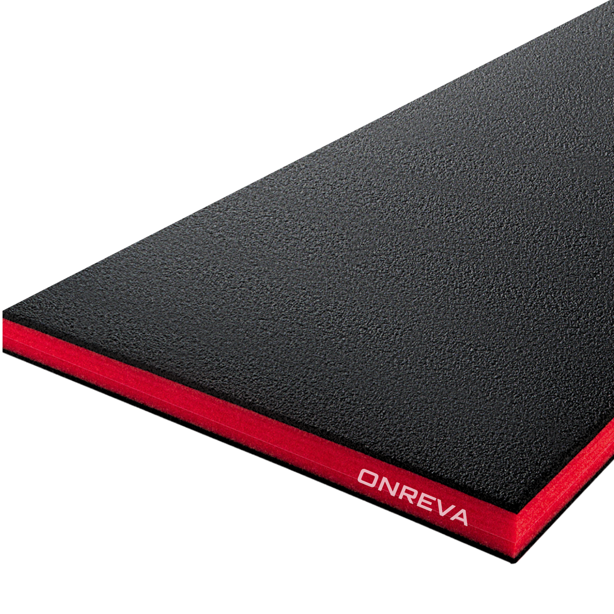 ONREVA Tool Box Foam Organizer 48x24x1 inch 1PC, Kaizen Sheets for Pro Tool Control, Custom Tool Shadow Inserts for Cases & Drawers, High Density Polyethylene Foam, Black with Red