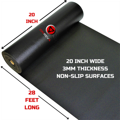 Tool Box Liner 20 inch Wide x 28 ft Large, Thick Heavy Duty Toolbox Drawer Liners, Rolling Tool Chest Foam Mat, Shelf Rubber Mat, Black Non-Slip Organizer Pad for Cabinet, Workbench