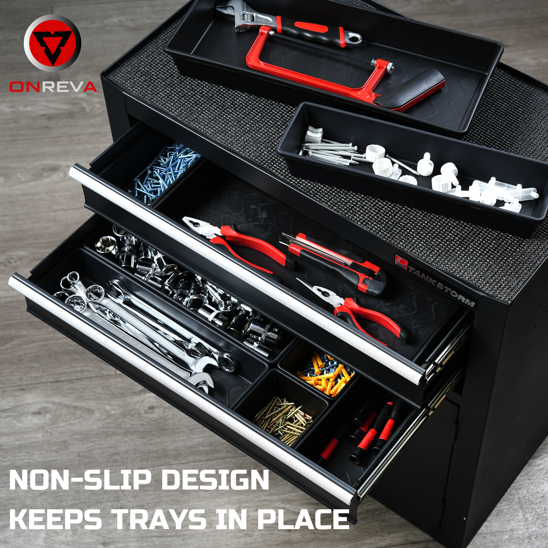 Buy ONREVA Tool Box Organizer Tray Set, UPGRADED THICKER AND SOLID, Toolbox  Storage Trays, Rolling Tool Chest Drawer Organizer Dividers, Tool Cabinet  Bins, Hardware, Screws, Nuts, Small Tools Organization Online at  desertcartIsrael